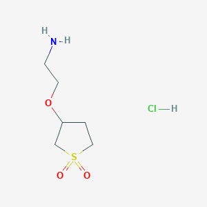 3-(2-Aminoethoxy)tetrahydrothiophene 1,1-dioxide hydrochloride