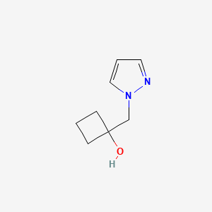 1-[(1H-pyrazol-1-yl)methyl]cyclobutan-1-ol