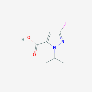 3-iodo-1-(propan-2-yl)-1H-pyrazole-5-carboxylic acid