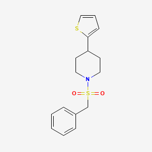 1-(Benzylsulfonyl)-4-(thiophen-2-yl)piperidine