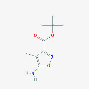 B2696073 Tert-butyl 5-amino-4-methyl-1,2-oxazole-3-carboxylate CAS No. 2248289-99-6