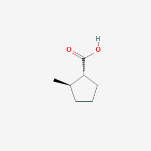 molecular formula C7H12O2 B2696074 反式-2-甲基环戊烷羧酸 CAS No. 4541-43-9