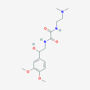 N1-(2-(3,4-dimethoxyphenyl)-2-hydroxyethyl)-N2-(2-(dimethylamino)ethyl)oxalamide
