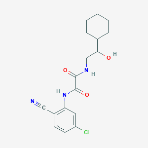 molecular formula C17H20ClN3O3 B2696116 N1-(5-chloro-2-cyanophenyl)-N2-(2-cyclohexyl-2-hydroxyethyl)oxalamide CAS No. 1351641-35-4