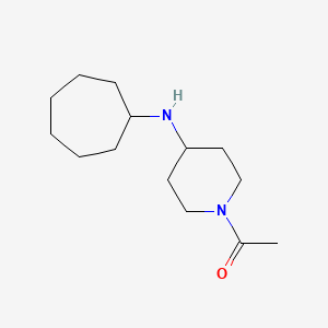molecular formula C14H26N2O B2696158 1-acetyl-N-cycloheptylpiperidin-4-amine CAS No. 415947-24-9
