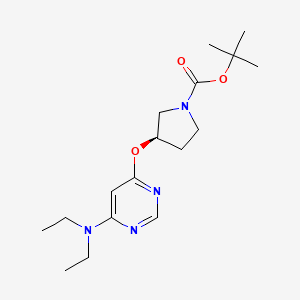 (R)-tert-Butyl 3-((6-(diethylamino)pyrimidin-4-yl)oxy)pyrrolidine-1-carboxylate