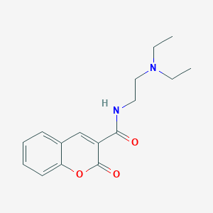 molecular formula C16H20N2O3 B2696225 N-[2-(diethylamino)ethyl](2-oxochromen-3-yl)carboxamide CAS No. 326886-61-7