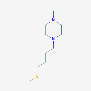 molecular formula C10H22N2S B2696309 1-Methyl-4-(4-methylsulfanylbutyl)piperazine CAS No. 1872790-60-7