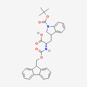 molecular formula C31H32N2O6 B2696371 Fmoc-L-DHT(Boc)-OH CAS No. 854890-33-8