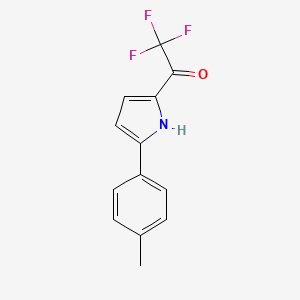 2,2,2-trifluoro-1-(5-(p-tolyl)-1H-pyrrol-2-yl)ethanone