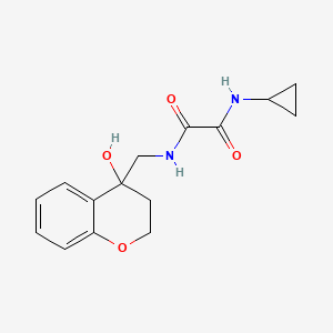 N1-cyclopropyl-N2-((4-hydroxychroman-4-yl)methyl)oxalamide