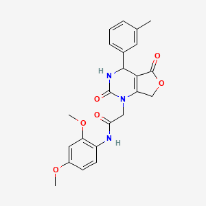 N-(2,4-dimethoxyphenyl)-2-(2,5-dioxo-4-(m-tolyl)-3,4-dihydrofuro[3,4-d]pyrimidin-1(2H,5H,7H)-yl)acetamide