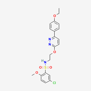 5-chloro-N-(2-((6-(4-ethoxyphenyl)pyridazin-3-yl)oxy)ethyl)-2-methoxybenzenesulfonamide