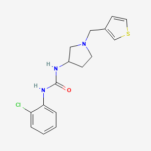1-(2-Chlorophenyl)-3-(1-(thiophen-3-ylmethyl)pyrrolidin-3-yl)urea