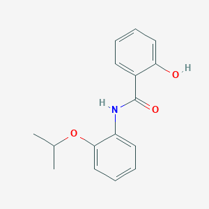 molecular formula C16H17NO3 B269640 2-hydroxy-N-(2-isopropoxyphenyl)benzamide 