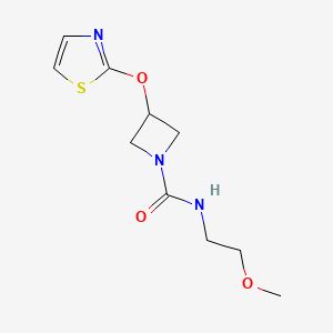 N-(2-methoxyethyl)-3-(thiazol-2-yloxy)azetidine-1-carboxamide