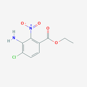 Ethyl 3-amino-4-chloro-2-nitrobenzoate