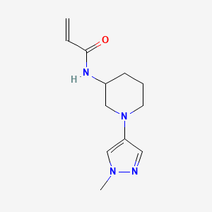N-[1-(1-methyl-1H-pyrazol-4-yl)piperidin-3-yl]prop-2-enamide