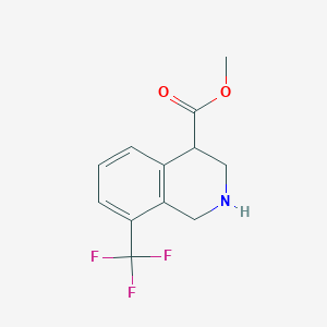 Methyl 8-(trifluoromethyl)-1,2,3,4-tetrahydroisoquinoline-4-carboxylate