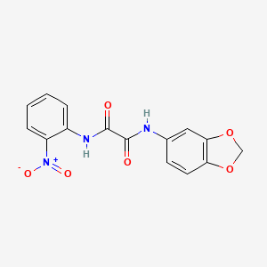 N1-(benzo[d][1,3]dioxol-5-yl)-N2-(2-nitrophenyl)oxalamide