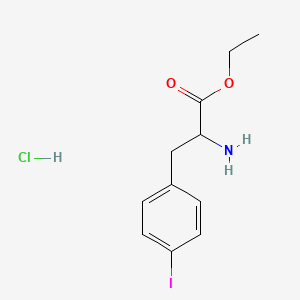 Ethyl 2-amino-3-(4-iodophenyl)propanoate hydrochloride