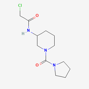 2-Chloro-N-[1-(pyrrolidine-1-carbonyl)piperidin-3-yl]acetamide