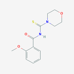 2-methoxy-N-(morpholine-4-carbonothioyl)benzamide