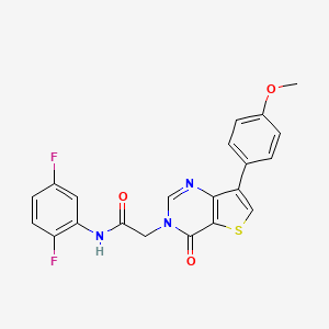 N-(2,5-difluorophenyl)-2-[7-(4-methoxyphenyl)-4-oxothieno[3,2-d]pyrimidin-3(4H)-yl]acetamide