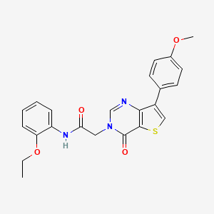 N-(2-ethoxyphenyl)-2-[7-(4-methoxyphenyl)-4-oxothieno[3,2-d]pyrimidin-3(4H)-yl]acetamide
