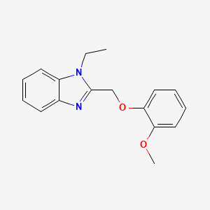 1-Ethyl-2-(2-methoxy-phenoxymethyl)-1H-benzoimidazole