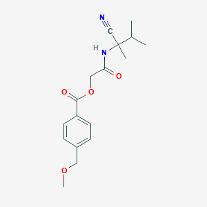 [(1-Cyano-1,2-dimethylpropyl)carbamoyl]methyl 4-(methoxymethyl)benzoate