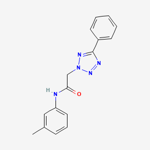 2-(5-phenyl-2H-tetrazol-2-yl)-N-(m-tolyl)acetamide
