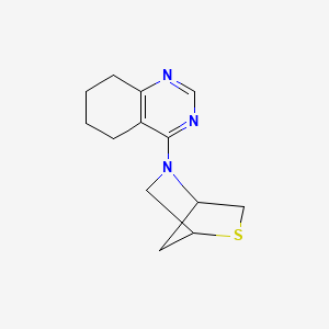 4-{2-Thia-5-azabicyclo[2.2.1]heptan-5-yl}-5,6,7,8-tetrahydroquinazoline