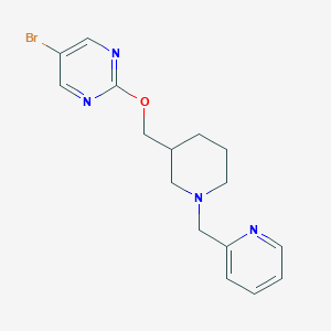 5-Bromo-2-[[1-(pyridin-2-ylmethyl)piperidin-3-yl]methoxy]pyrimidine