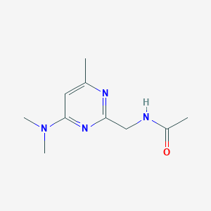 N-((4-(dimethylamino)-6-methylpyrimidin-2-yl)methyl)acetamide