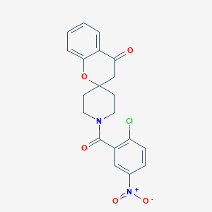 1'-(2-Chloro-5-nitrobenzoyl)spiro[chroman-2,4'-piperidin]-4-one