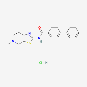 N-(5-methyl-4,5,6,7-tetrahydrothiazolo[5,4-c]pyridin-2-yl)-[1,1'-biphenyl]-4-carboxamide hydrochloride