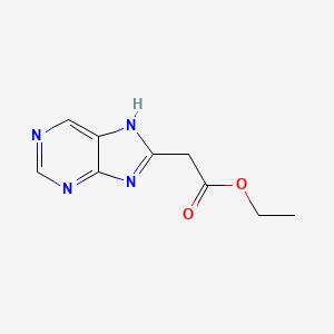 ethyl 2-(9H-purin-8-yl)acetate
