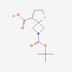 2-(Tert-butoxycarbonyl)-5-thia-2-azaspiro[3.4]octane-8-carboxylic acid