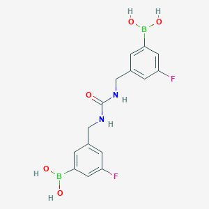 5,5'-(Carbonylbis(azanediyl)bis(methylene))bis(3-fluoro-5,1-phenylene)diboronic acid
