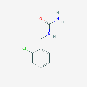 molecular formula C8H9ClN2O B2696688 [(2-Chlorophenyl)methyl]urea CAS No. 4654-63-1