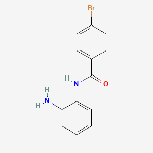 molecular formula C13H11BrN2O B2696689 N-(2-aminophenyl)-4-bromobenzamide CAS No. 404369-59-1