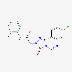 2-(8-chloro-3-oxo-[1,2,4]triazolo[4,3-c]quinazolin-2(3H)-yl)-N-(2,6-dimethylphenyl)acetamide