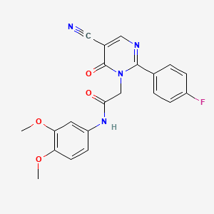 N-cycloheptyl-3-{[1,3-dimethyl-2,6-dioxo-9-(2-phenylethyl)-2,3,6,9-tetrahydro-1H-purin-8-yl]thio}propanamide
