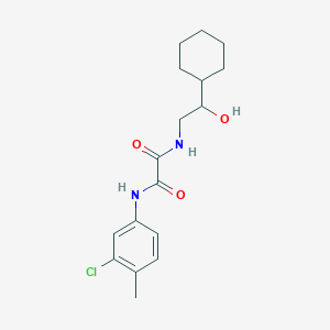 molecular formula C17H23ClN2O3 B2696738 N1-(3-chloro-4-methylphenyl)-N2-(2-cyclohexyl-2-hydroxyethyl)oxalamide CAS No. 1351598-15-6