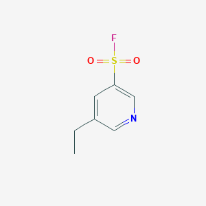 molecular formula C7H8FNO2S B2696740 5-乙基吡啶-3-磺酰氟 CAS No. 2137620-06-3