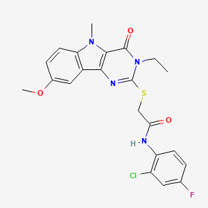 N-isopropyl-1-[2-({[(3-methoxyphenyl)amino]carbonyl}amino)ethyl]-1H-benzimidazole-5-sulfonamide