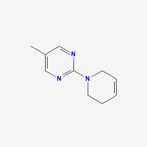 molecular formula C10H13N3 B2696786 2-(3,6-Dihydro-2H-pyridin-1-yl)-5-methylpyrimidine CAS No. 1864256-47-2