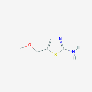 molecular formula C5H8N2OS B2696791 5-(Methoxymethyl)thiazol-2-amine CAS No. 920337-78-6