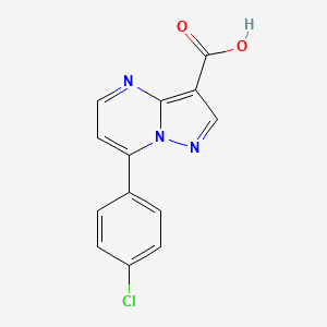 7-(4-Chlorophenyl)pyrazolo[1,5-a]pyrimidine-3-carboxylic acid